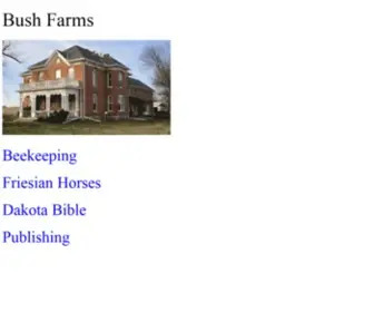 Bushfarms.com(Bush Farms) Screenshot