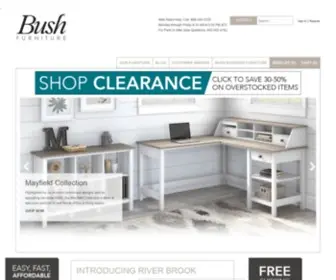Bushfurniture.com(Bush Furniture) Screenshot