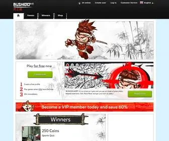 Bushidoboy.ca(Play games) Screenshot