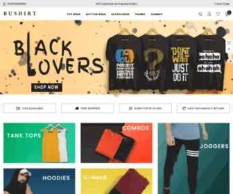 Bushirt.in(Shop Online Printed Funny and Quirky T) Screenshot