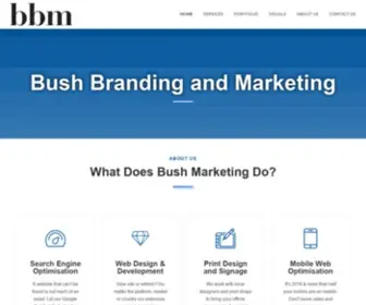 Bushmarketing.com(Bush Branding & Marketing) Screenshot