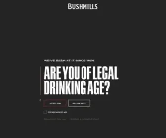 Bushmills.com(Bushmills Irish Whiskey) Screenshot