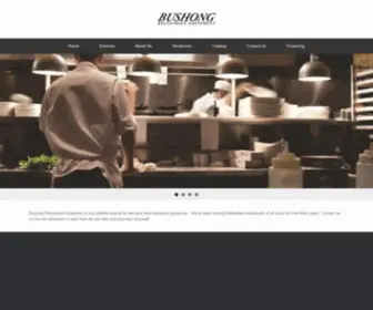 Bushongequipment.com(Bushong Restaurant Equipment) Screenshot