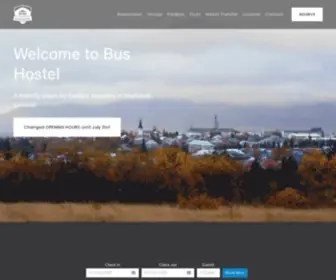 Bushostelreykjavik.com(Bus Hostel) Screenshot