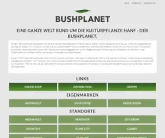 Bushplanet.com(Headshop & Growshop) Screenshot