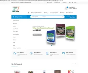 Bushraniaga.com(Kedai Buku Dan Makanan Sunnah Pustaka Bushra) Screenshot