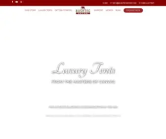 Bushtecsafari.com(Luxury Canvas Tents) Screenshot