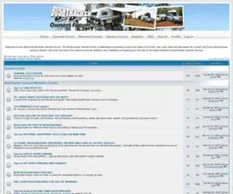 Bushtrackerforum.com(The Official Bushtracker Owners Forum. The Bushtracker Owners Forum) Screenshot