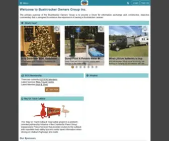 Bushtrackerownersgroup.asn.au(Bushtracker Owners Group) Screenshot