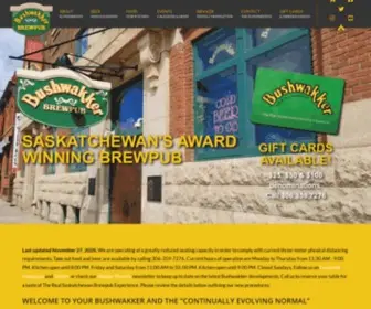 Bushwakker.com(Brewpub) Screenshot