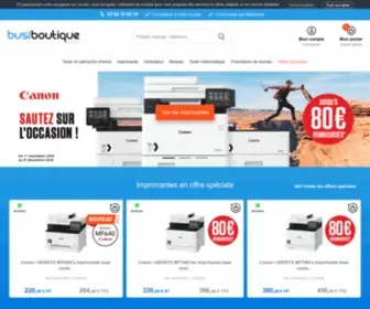 Busiboutique.com(Imprimante, cartouche d'encre et toner, informatique et fournitures de bureau) Screenshot