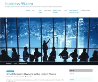 Business-99.com(Business Forum) Screenshot