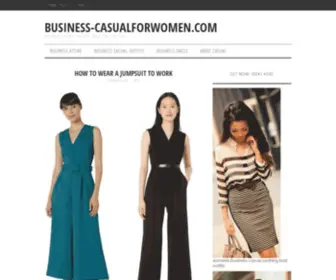 Business-Casualforwomen.com(Business casual outfits ideas you can copy) Screenshot