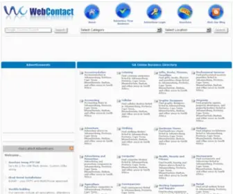 Business-Directory.co.za(Webcontact) Screenshot