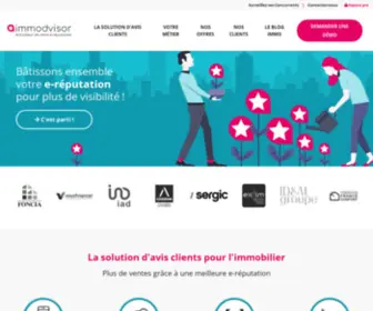 Business-Immodvisor.com(Pour les professionnels de l'immobilier) Screenshot