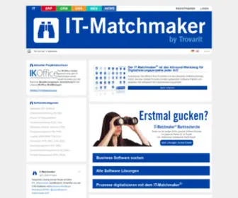 Business-Intelligence-Matchmaker.com(Die Suchmaschine für die beste BI Software) Screenshot