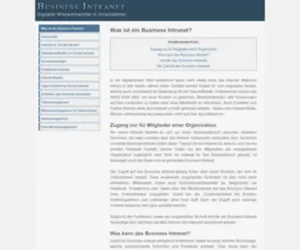 Business-Intranet.org(Nutzen, Vorteile und Zukunft) Screenshot