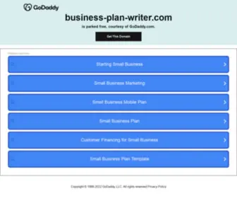 Business-Plan-Writer.com(Business Plan Writer) Screenshot