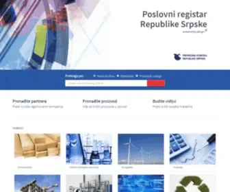 Business-RS.ba(Poslovni registar i berza roba i usluga RS) Screenshot