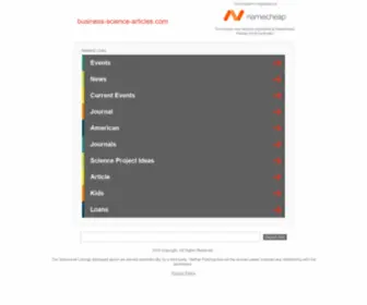 Business-Science-Articles.com(Web Server's Default Page) Screenshot