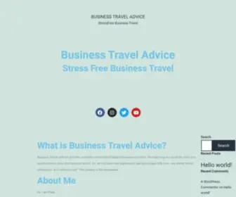 Business-Travel-Advice.com(StressFree Business Travel) Screenshot