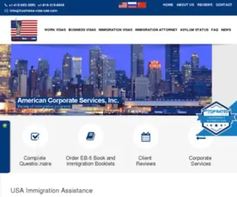 Business-Visa-USA.com(ACS Law Offices) Screenshot