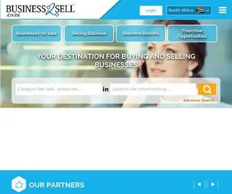 Business2Sell.co.za(Your Destination For Buying and Selling Businesses) Screenshot