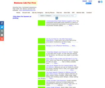 Businessadsforfree.net(For two decades Business ads For Free) Screenshot