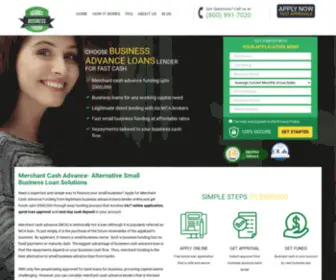 Businessadvancefunding.com(Business Advance Loans Lender) Screenshot