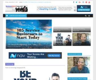 Businessadvicetoday.com(Learn How To Start And Grow Your Business) Screenshot