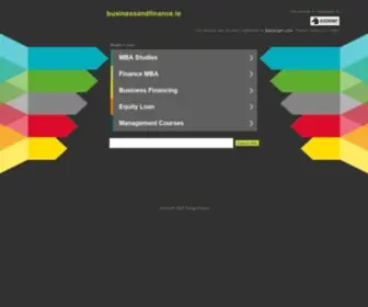 Businessandfinance.ie(Businessandfinance) Screenshot