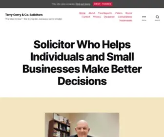Businessandlegal.ie(Solicitor Who Helps Individuals and Small Businesses Make Better Decisions) Screenshot