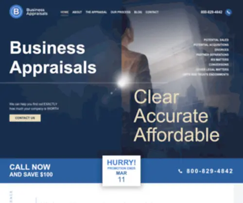 Businessappraiser.biz(Business Appraisals) Screenshot