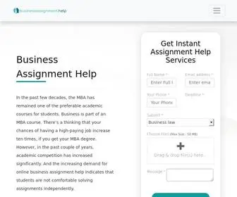 Businessassignment.help(Every Type Of Business Assignment Help From MBA Experts) Screenshot