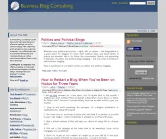 Businessblogconsulting.com(Business Blog Consulting) Screenshot