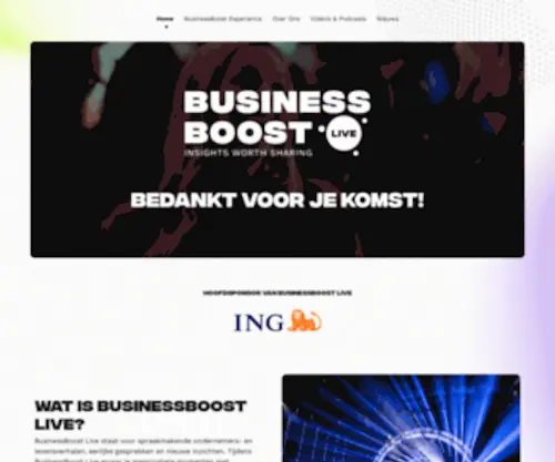 Businessboostlive.nl(Business Boost) Screenshot