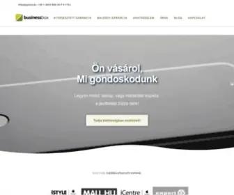 Businessbox.hu(Business Box Vásárlói gondoskodás) Screenshot