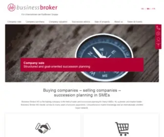 Businessbroker.ch(Business broker ag) Screenshot