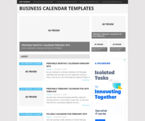 Businesscalendartemplates.com(Businesscalendartemplates) Screenshot
