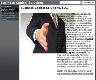 Businesscapitalsolutionsllc.com(Business Capital Solutions) Screenshot