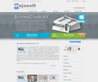 Businesscards-MX.com(BusinessCards MX business cards maker) Screenshot