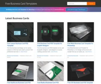 Businesscards.business(Free Business Card Templates) Screenshot