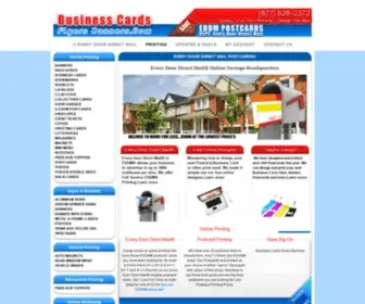 Businesscardsflyersbanners.com(Every Door Direct Mail Postcards) Screenshot