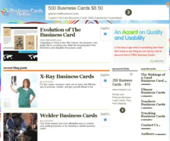 Businesscardsonline.com(Businesscardsonline) Screenshot