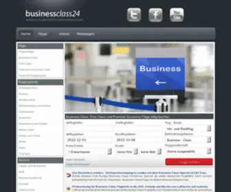 Businessclass24.de(Auf) Screenshot