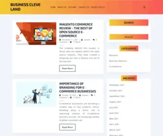 Businesscleveland.net(Business Cleve Land) Screenshot
