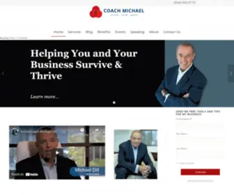 Businesscoachmichaeldill.com(Action) Screenshot