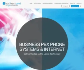 Businesscom.com.au(Business PBX Phone Systems and IP Telephony) Screenshot