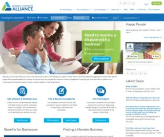 Businessconsumeralliance.org(Business Consumer Alliance) Screenshot
