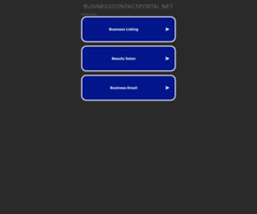 Businesscontactportal.net(Provide business information of companies and corporations in the world) Screenshot